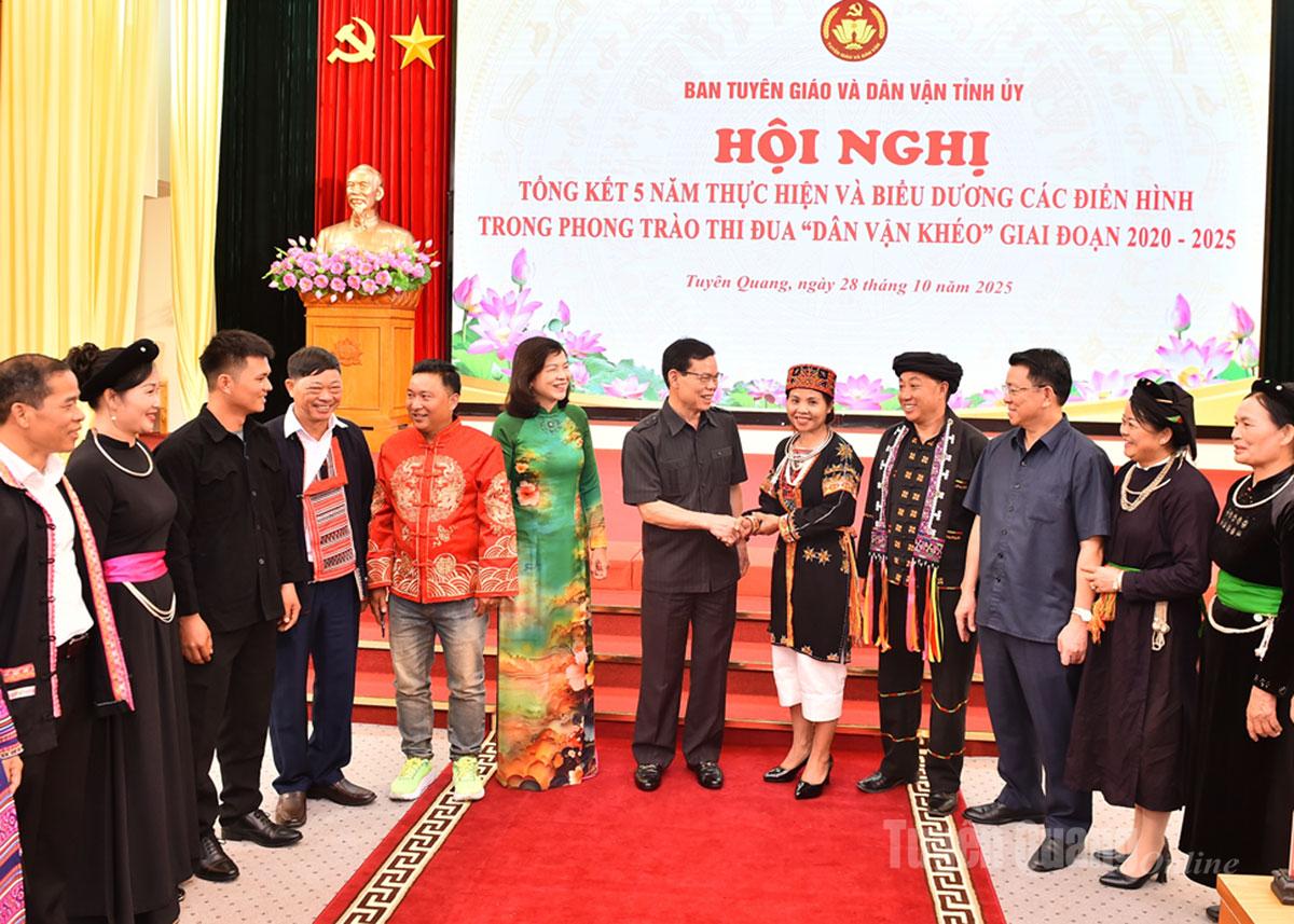 Tuyên Quang lan tỏa phong trào “Dân vận khéo”, củng cố niềm tin của Nhân dân