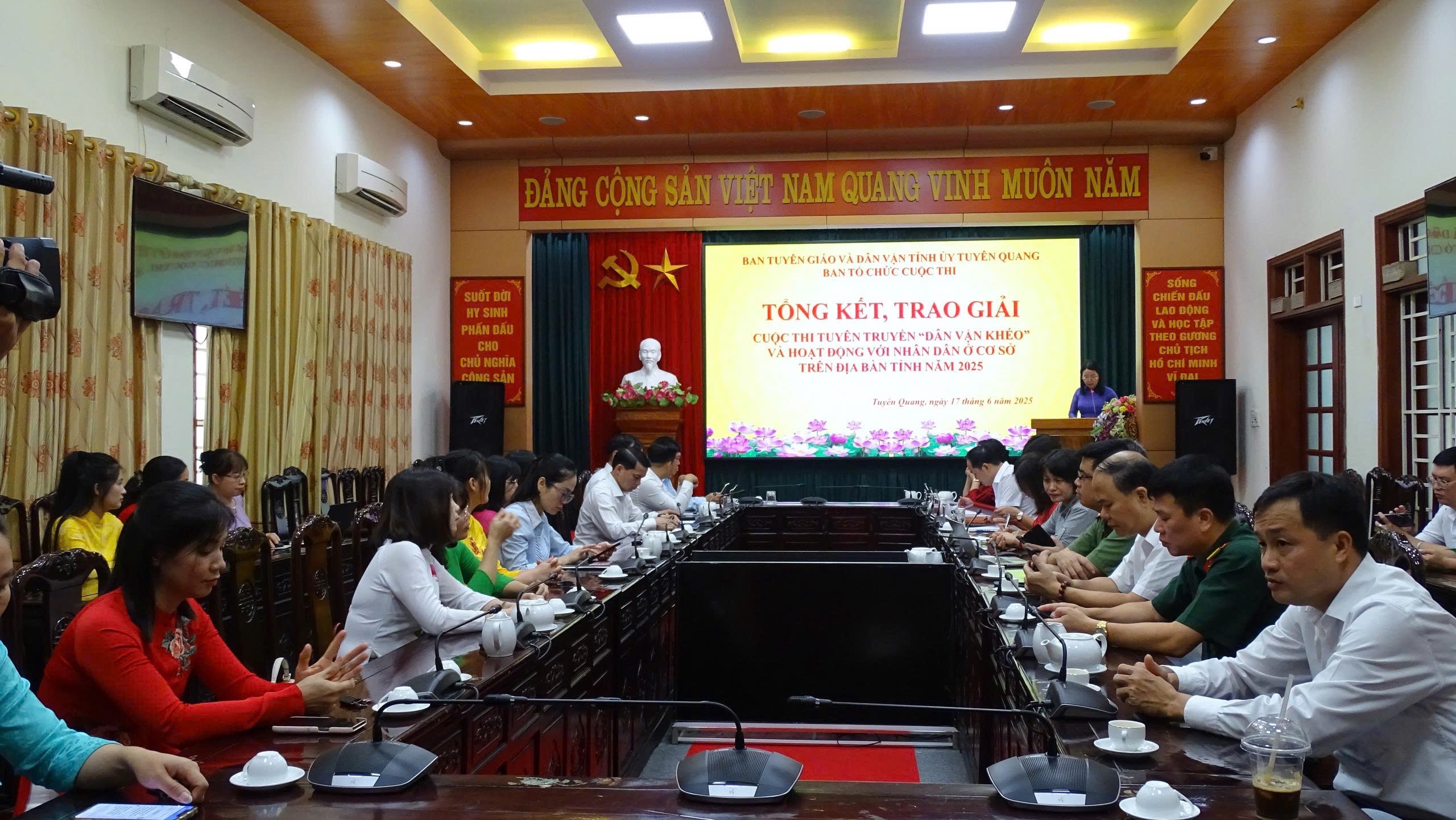 Tổng kết và Trao giải Cuộc thi Tuyên truyền “Dân vận khéo” năm 2025 – Lan tỏa những giá trị tốt đẹp