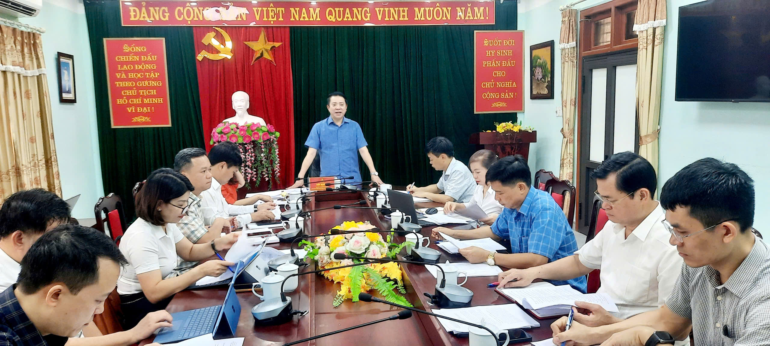 Tiểu Ban Tuyên truyền, khánh tiết Đại hội đại biểu Đảng bộ tỉnh họp triển khai nhiệm vụ trọng tâm