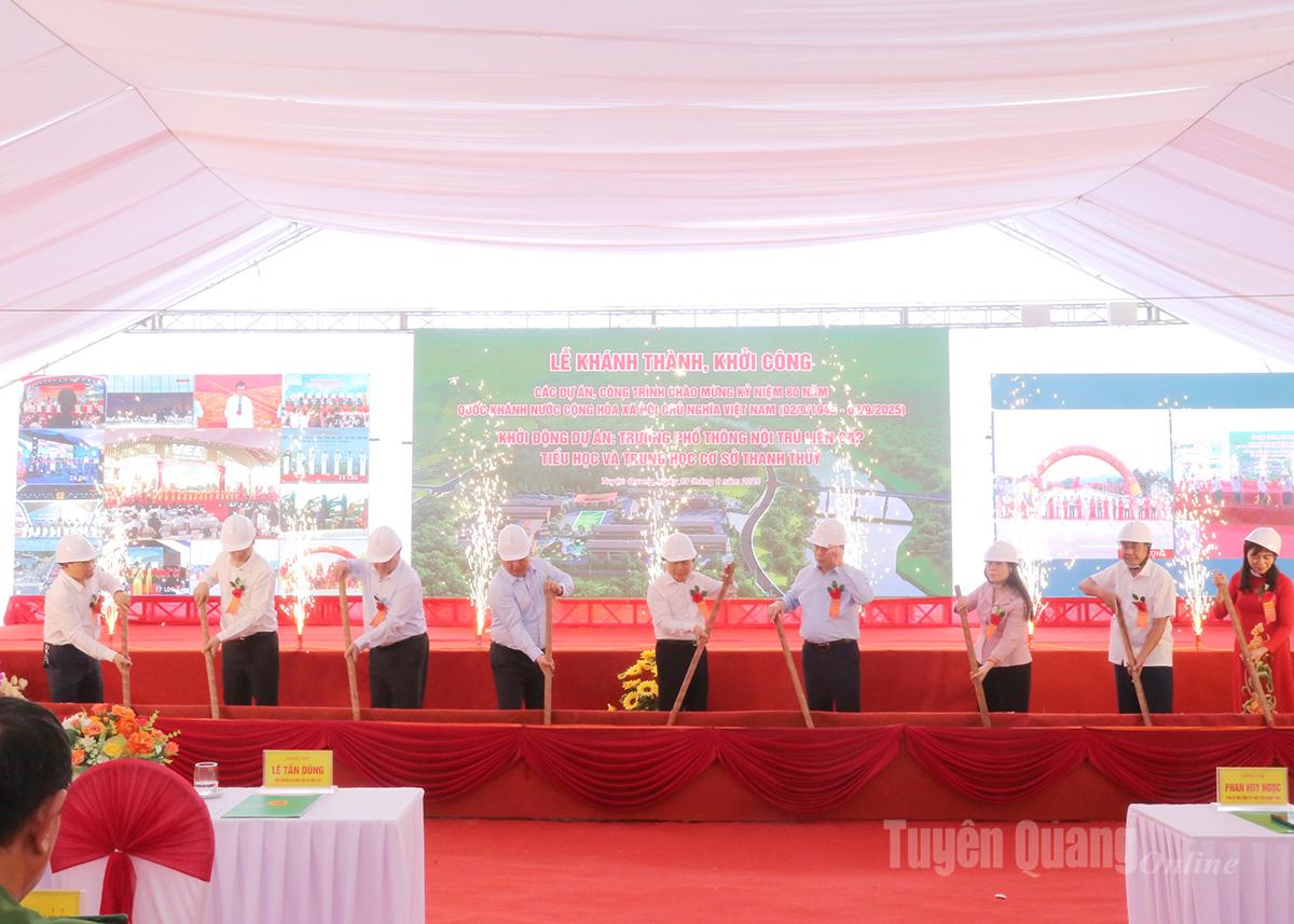 Khởi động Dự án Trường Phổ thông Nội trú liên cấp Tiểu học và THCS Thanh Thủy