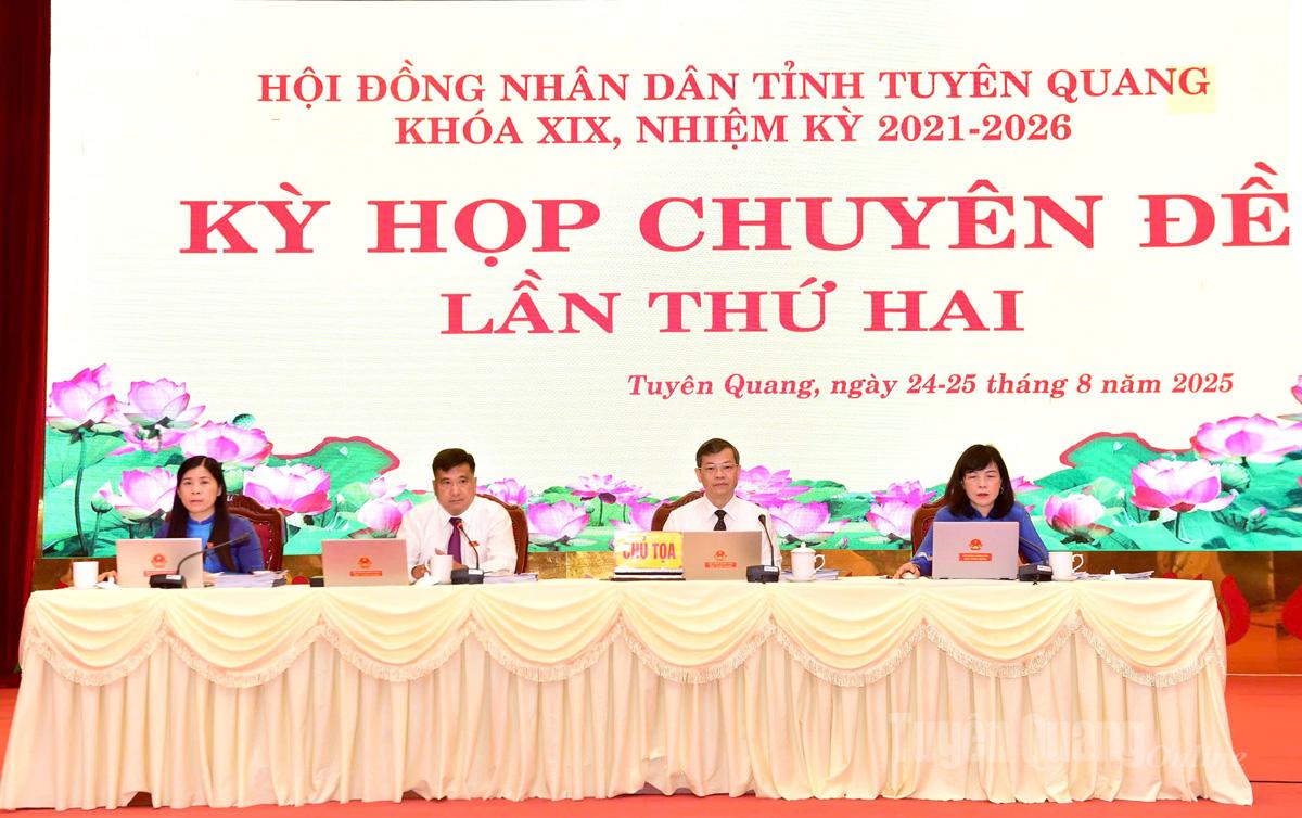HĐND tỉnh tổ chức Kỳ họp chuyên đề thứ 2 xem xét thông qua các Nghị quyết quan trọng