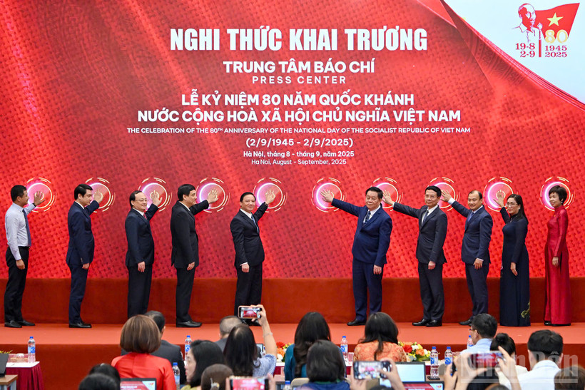 Khai trương Trung tâm Báo chí Lễ kỷ niệm 80 năm Quốc khánh nước Cộng hòa xã hội chủ nghĩa Việt Nam
