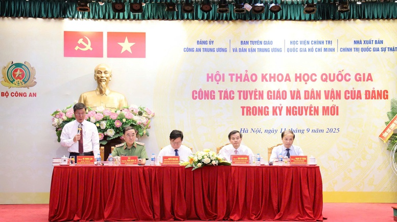 Hội thảo khoa học quốc gia “Công tác tuyên giáo và dân vận của Đảng trong kỷ nguyên mới”.